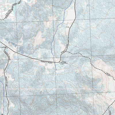 Getlost Map 9237-1N Backwater NSW Topographic Map V15 1:25,000