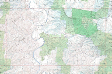 Getlost Map 9439-4N Yates Flat NSW Topographic Map V15 1:25,000