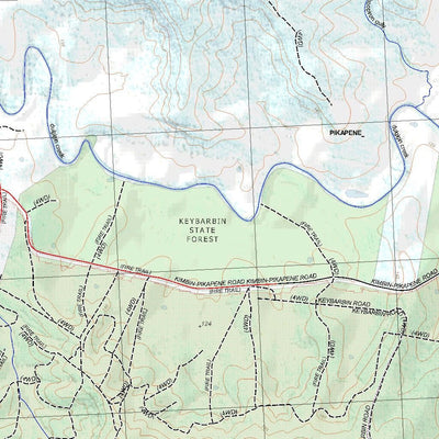 Getlost Map 9439-4N Yates Flat NSW Topographic Map V15 1:25,000