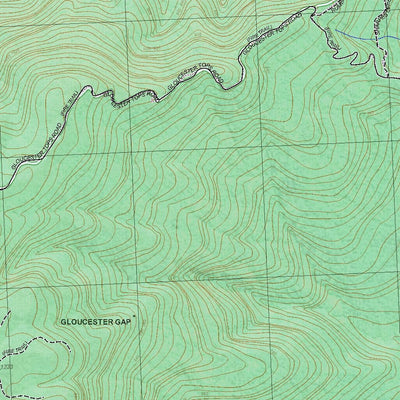 Getlost Map 9233-4N Gloucester Tops NSW Topographic Map V15 1:25,000