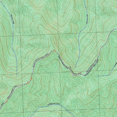 Getlost Map 9233-4N Gloucester Tops NSW Topographic Map V15 1:25,000