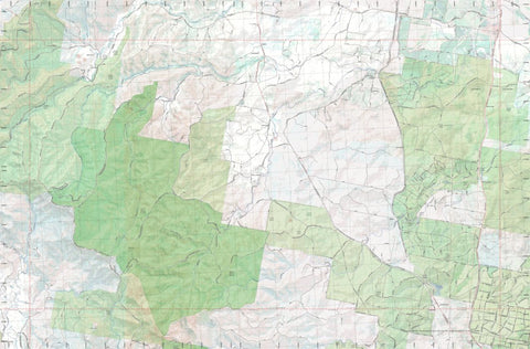 Getlost Map 9439-1S Clearfield NSW Topographic Map V15 1:25,000