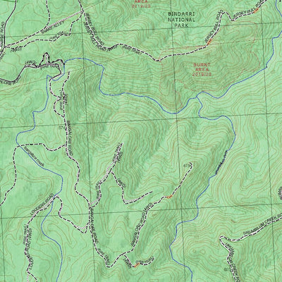 Getlost Map 9437-2N Brooklana NSW Topographic Map V15 1:25,000