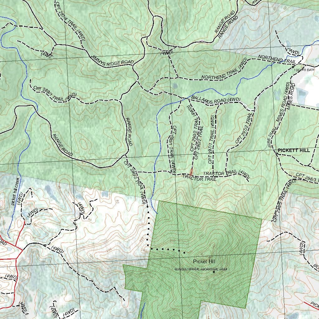 Getlost Map 95364N Wenonah Head NSW Topographic Map V15 125,000 by