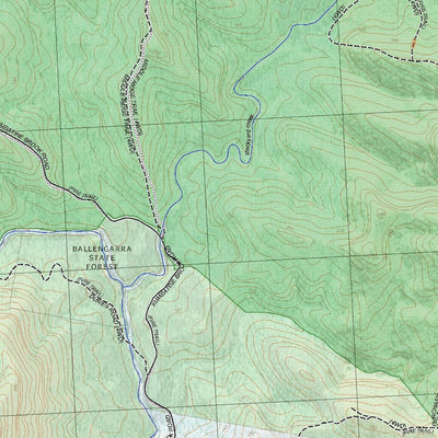Getlost Map 9435-4S Tinebank NSW Topographic Map V15 1:25,000