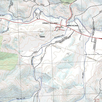 Getlost Map 9340-2S Drake NSW Topographic Map V15 1:25,000
