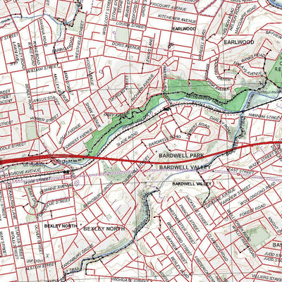 Getlost Map 9130-3S Botany Bay NSW Topographic Map V15 1:25,000