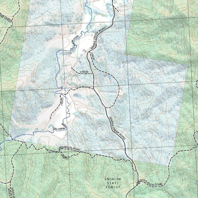 Getlost Map 9436-2N Eungai NSW Topographic Map V15 1:25,000