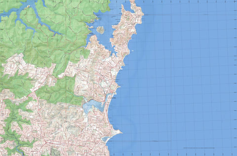 Getlost Map 9130-1S Mona Vale NSW Topographic Map V15 1:25,000