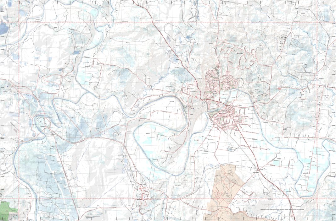 Getlost Map 9132-4N Singleton NSW Topographic Map V15 1:25,000 by ...