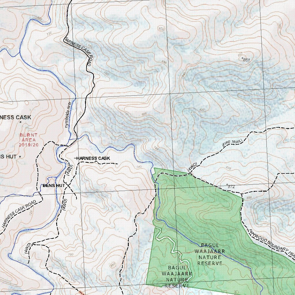 Getlost Map 94373N Dorrigo NSW Topographic Map V15 125,000 by Getlost