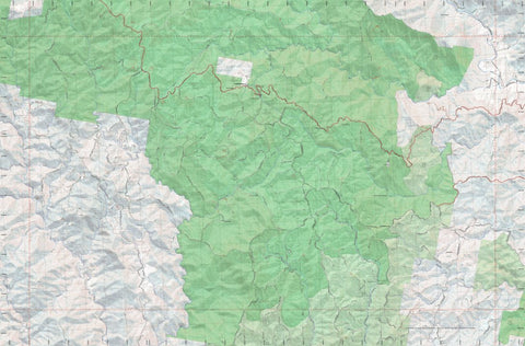 Getlost Map 9335-3S Ralfes Peak NSW Topographic Map V15 1:25,000