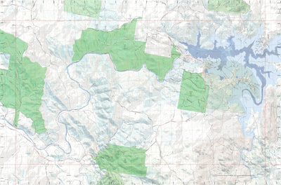 Getlost Map 9038-2S Copeton Dam NSW Topographic Map V15 1:25,000
