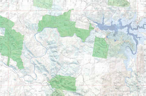 Getlost Map 9038-2S Copeton Dam NSW Topographic Map V15 1:25,000