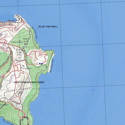 Getlost Map 9130-2N Sydney Heads NSW Topographic Map V15 1:25,000