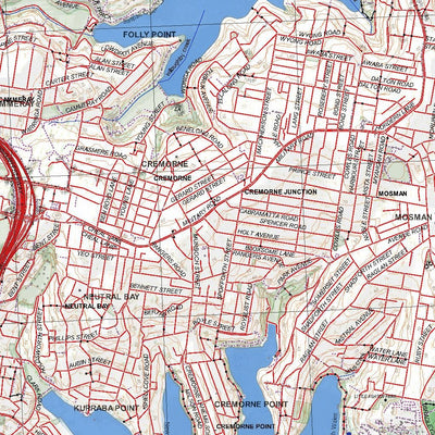 Getlost Map 9130-2N Sydney Heads NSW Topographic Map V15 1:25,000