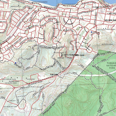 Getlost Map 9332-4S Port Stephens NSW Topographic Map V15 1:25,000