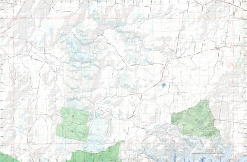Getlost Map 9038-2N Gum Flat NSW Topographic Map V15 1:25,000