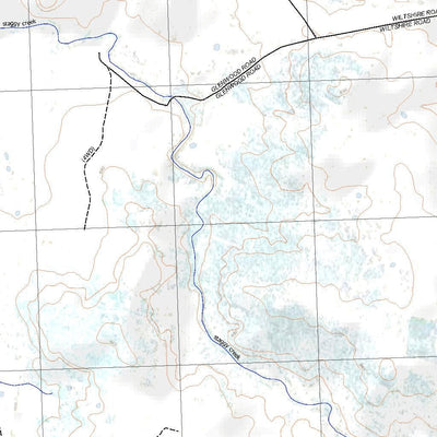 Getlost Map 9038-2N Gum Flat NSW Topographic Map V15 1:25,000