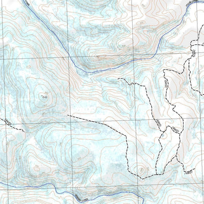 Getlost Map 9038-2N Gum Flat NSW Topographic Map V15 1:25,000