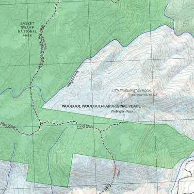 Getlost Map 9340-3S Boonoo Boonoo NSW Topographic Map V15 1:25,000