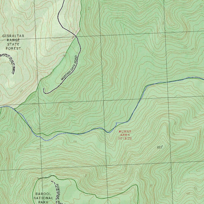 Getlost Map 9338-4N Glen Elgin NSW Topographic Map V15 1:25,000