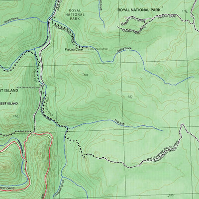 Getlost Map 9129-4S Otford NSW Topographic Map V15 1:25,000