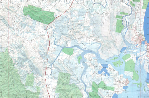Getlost Map 9333-1S Coolongolook NSW Topographic Map V15 1:25,000