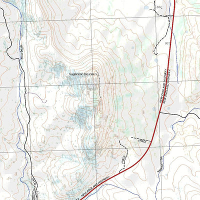 Getlost Map 9035-2S Emblem NSW Topographic Map V15 1:25,000
