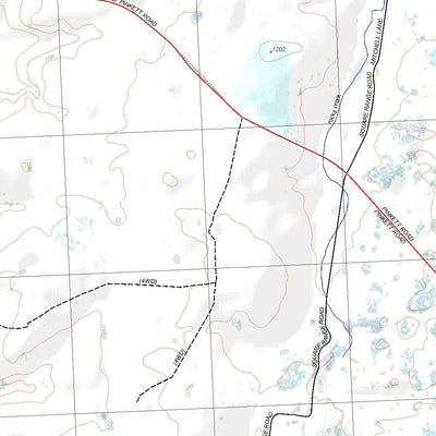Getlost Map 9238-2N Red Range NSW Topographic Map V15 1:25,000