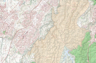 Getlost Map 9029-1N Campbelltown NSW Topographic Map V15 1:25,000