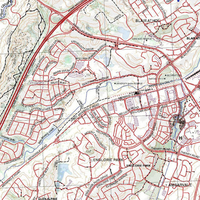 Getlost Map 9029-1N Campbelltown NSW Topographic Map V15 1:25,000