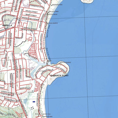 Getlost Map 9028-1N Albion Park NSW Topographic Map V15 1:25,000