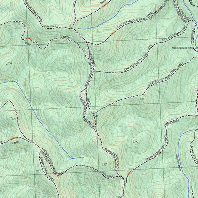 Getlost Map 9333-3N Markwell NSW Topographic Map V15 1:25,000
