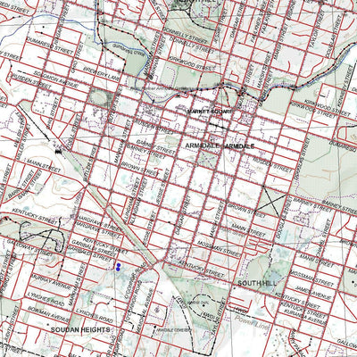 Getlost Map 9236-4N Armidale NSW Topographic Map V15 1:25,000