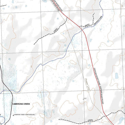 Getlost Map 9137-3N Abington NSW Topographic Map V15 1:25,000
