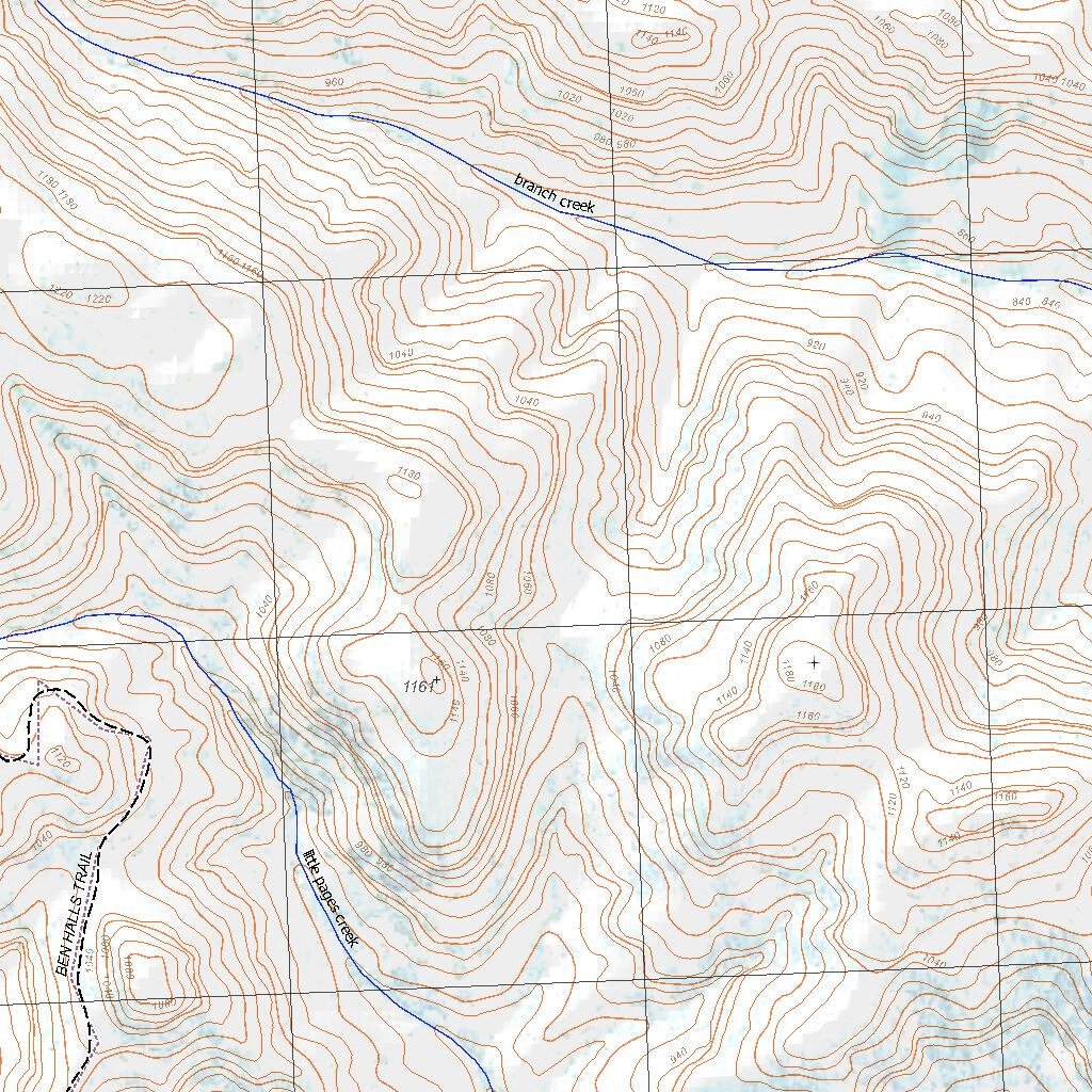 Getlost Map 91341S Glenrock NSW Topographic Map V15 125,000 by