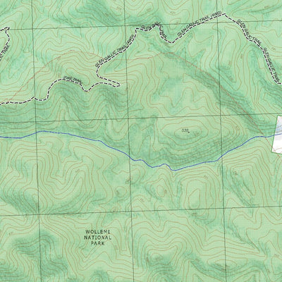 Getlost Map 9032-4N Glen Gallic NSW Topographic Map V15 1:25,000