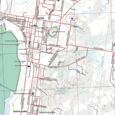 Getlost Map 9237-4S Guyra NSW Topographic Map V15 1:25,000