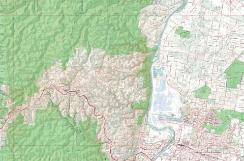 Getlost Map 9030-4S Springwood NSW Topographic Map V15 1:25,000