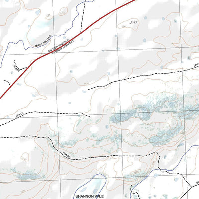 Getlost Map 9238-1S Shannon Vale NSW Topographic Map V15 1:25,000