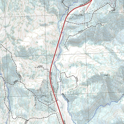 Getlost Map 9237-3N Black Mountain NSW Topographic Map V15 1:25,000