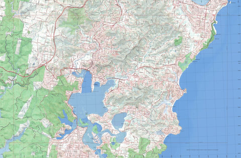 Getlost Map 9131-2S Gosford NSW Topographic Map V15 1:25,000