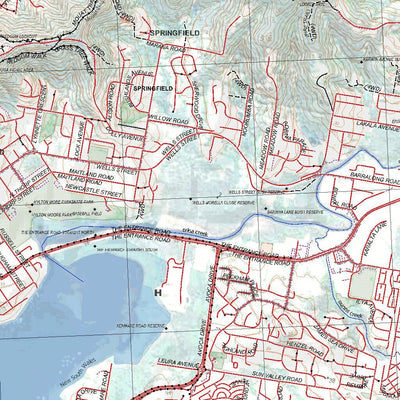 Getlost Map 9131-2S Gosford NSW Topographic Map V15 1:25,000