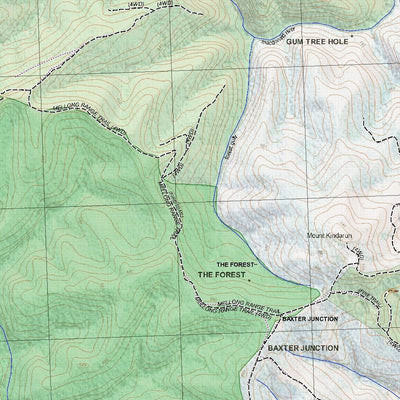 Getlost Map 9032-3N Kindarun NSW Topographic Map V15 1:25,000