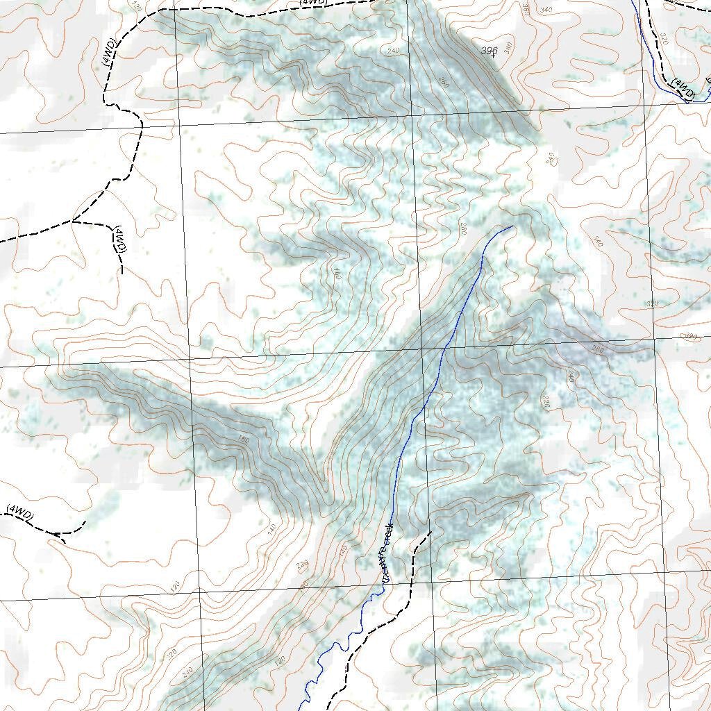 Getlost Map 92333S Gresford NSW Topographic Map V15 125,000 by