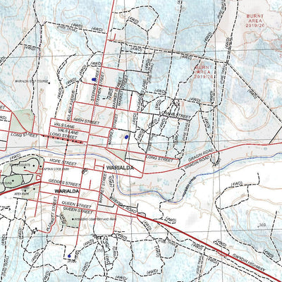 Getlost Map 9038-4N Warialda NSW Topographic Map V15 1:25,000
