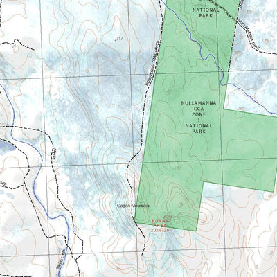 Getlost Map 9138-4N Bukkulla NSW Topographic Map V15 1:25,000