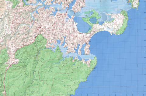 Getlost Map 9129-4N Port Hacking NSW Topographic Map V15 1:25,000
