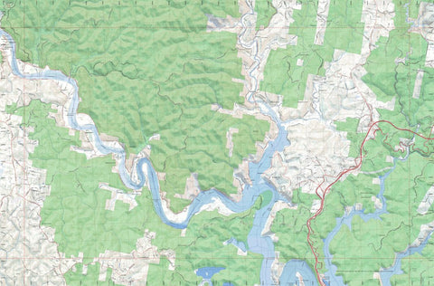 Getlost Map 9131-3S Gunderman NSW Topographic Map V15 1:25,000